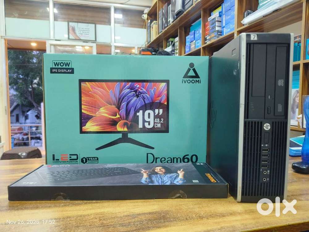 hp branded desktop full set 19 monitor keyboard mouse