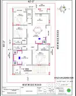Prime and beautiful location single floor spacious flat on corner plot