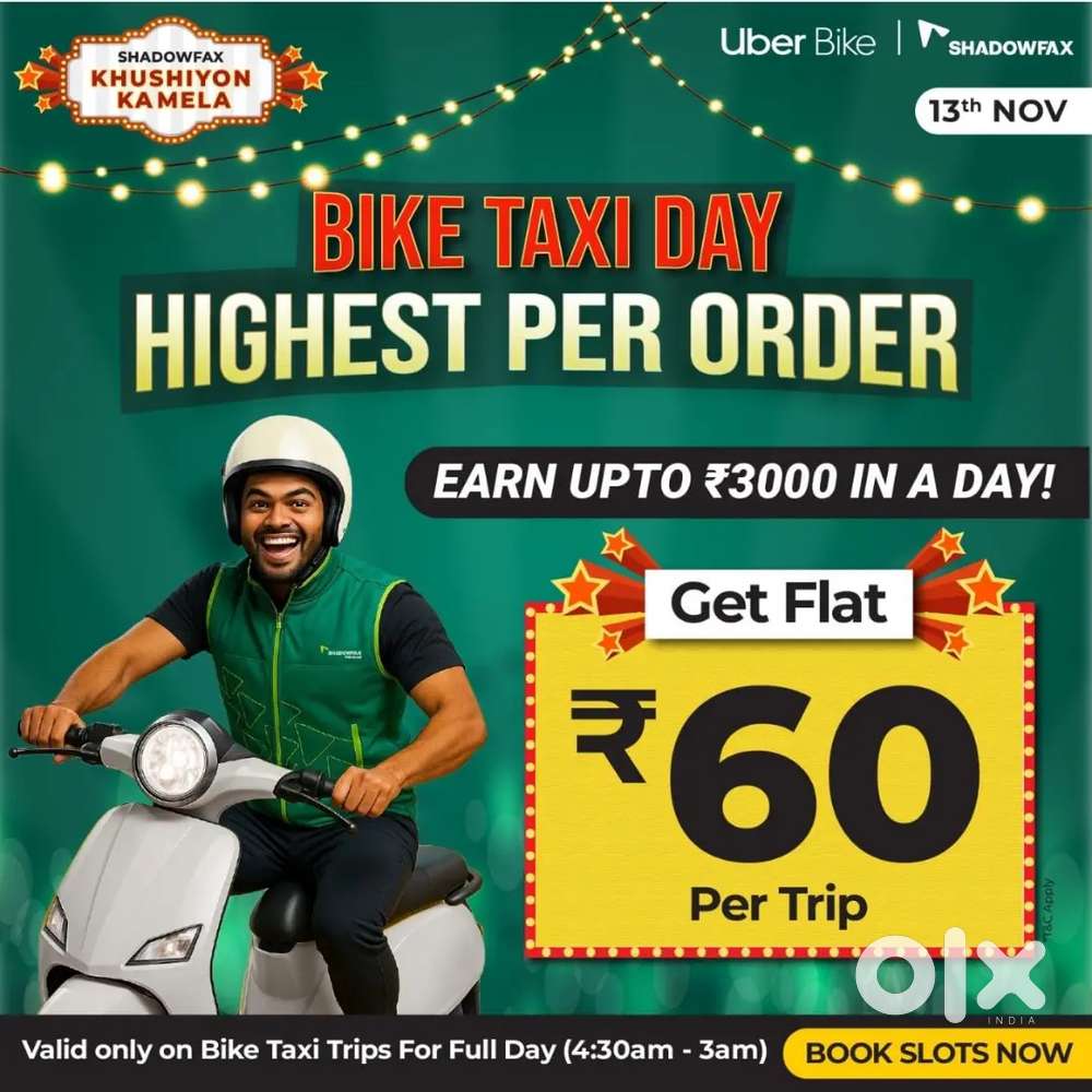 Bike taxi job available