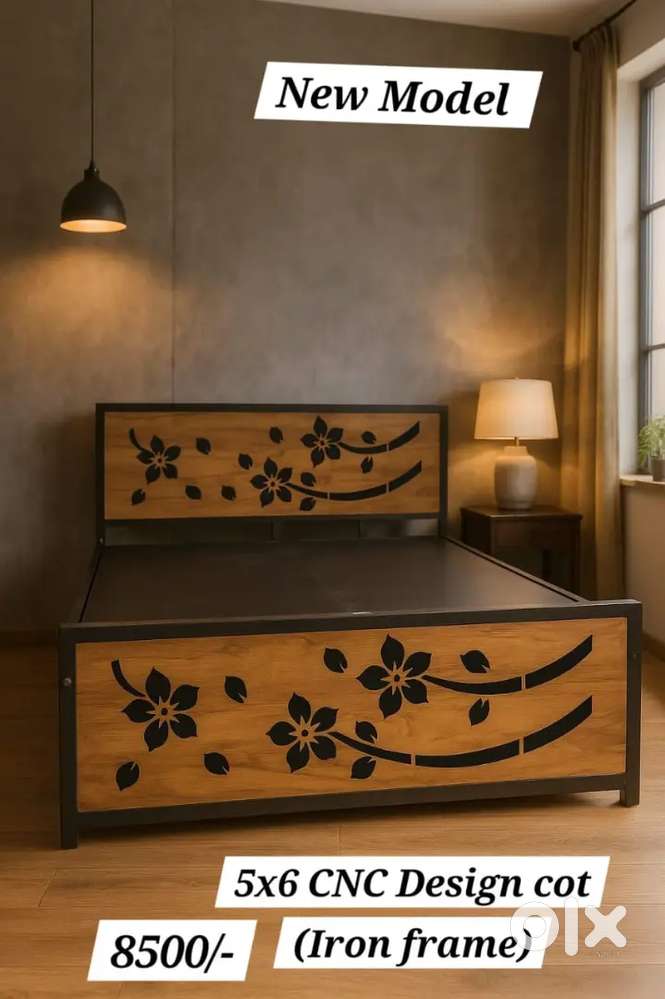 New wood cot