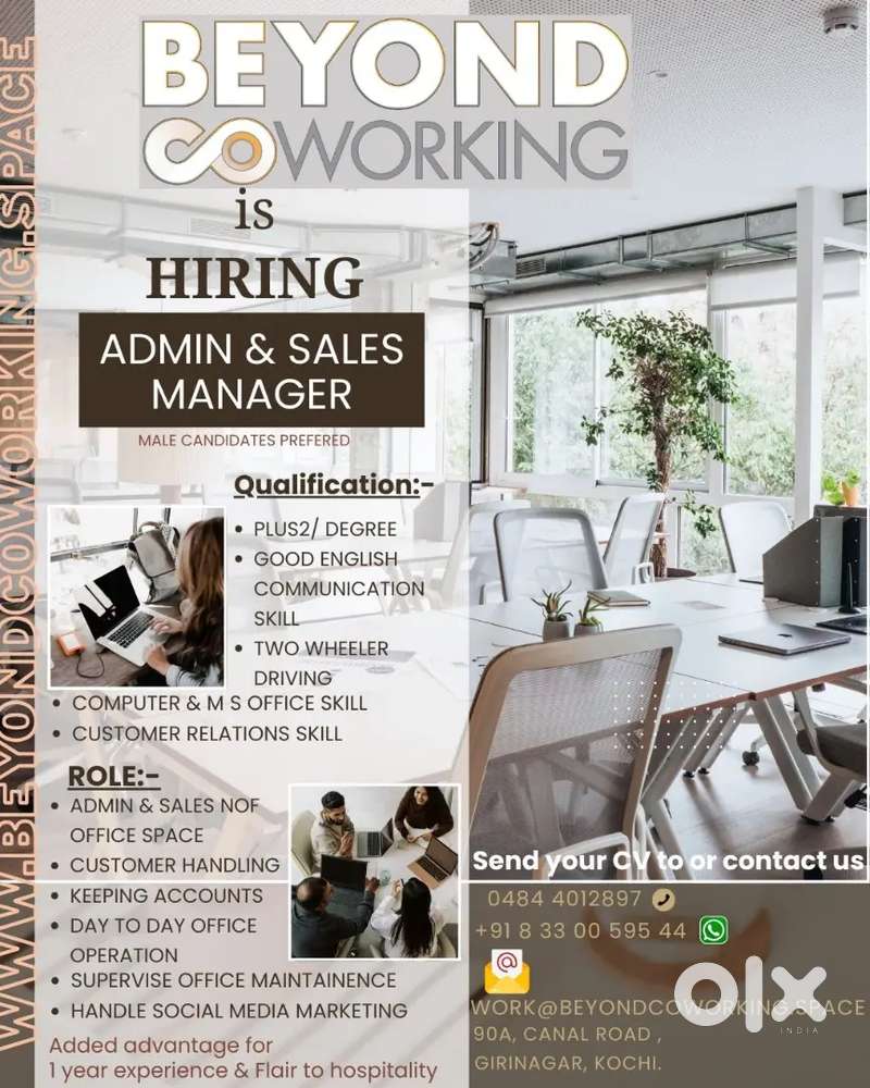 Admin cum sales Manager