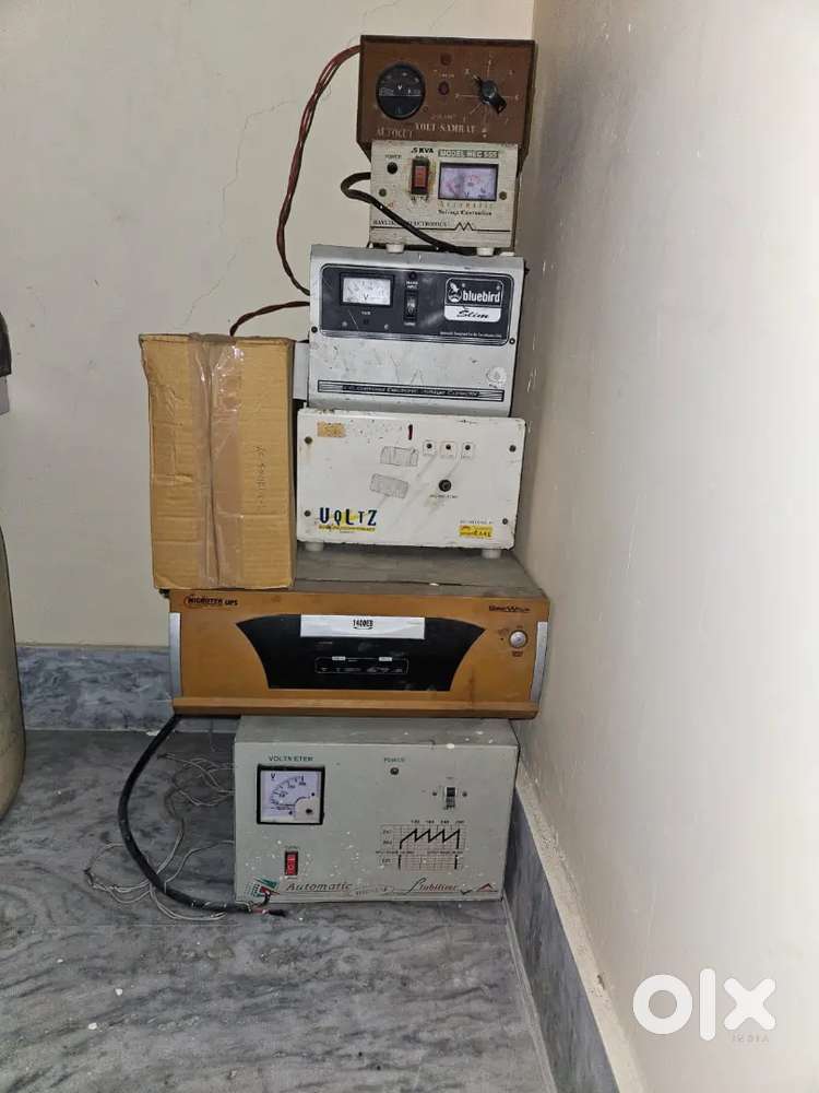 7 stabilizers and 1 pedestal fan
