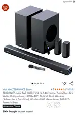 Zebronics 9850 pro 7.2 channel Dolby Home theater system