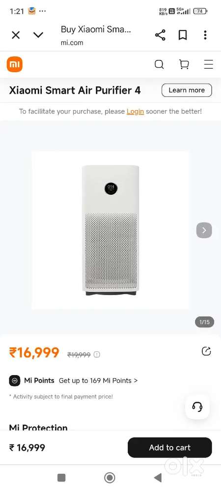 Xiaomi Smart Air Purifier