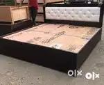 Today Discount buy new Double bed with box -5990/-EMI bhi