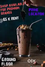 Ground Floor Double Height Shop For Icecream Desserts Shakes