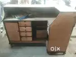 Wooden counter