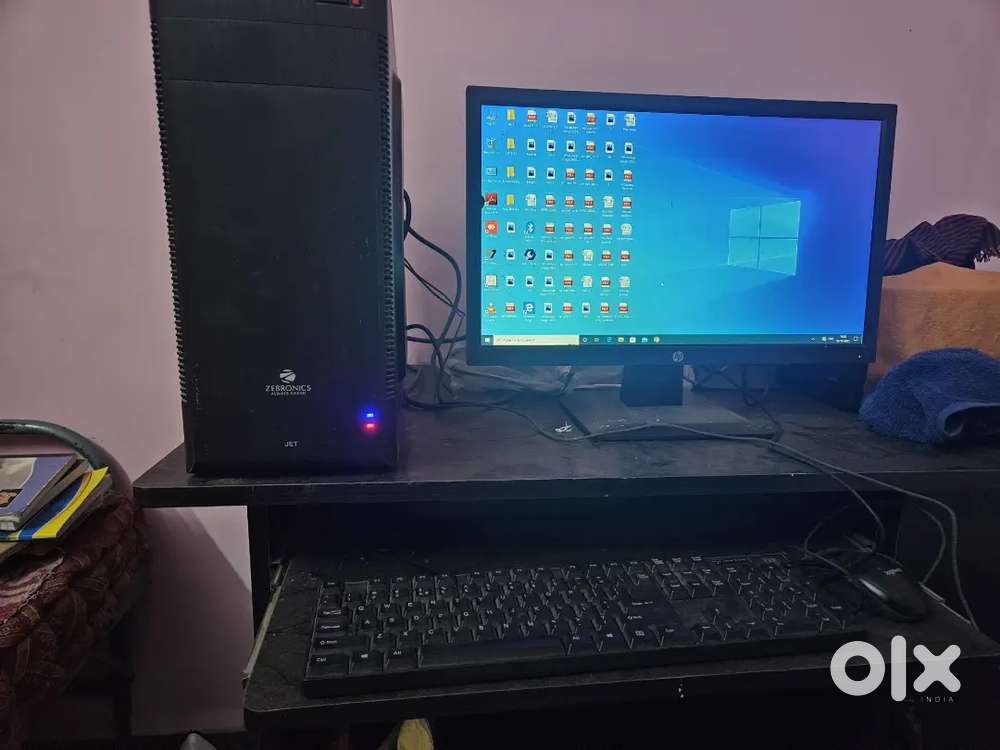 Desktop monitor and cpu
