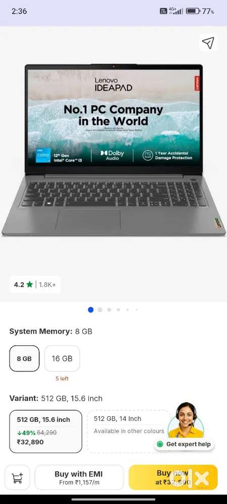 New laptop