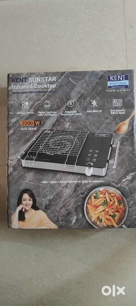 Brand new Kent Sunstar Infrared Cooktop 2000w