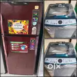 OFFER'S ( FRIDGE WITH WASHING MACHINE ) 5 YEAR WARRANTY_FREE DELIVERY