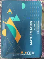 Mathematics book class 9th RD Sharma