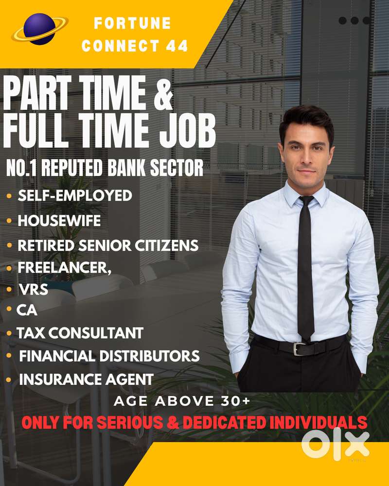 PART-TIME / FULL-TIME JOB – New Career Path After 25