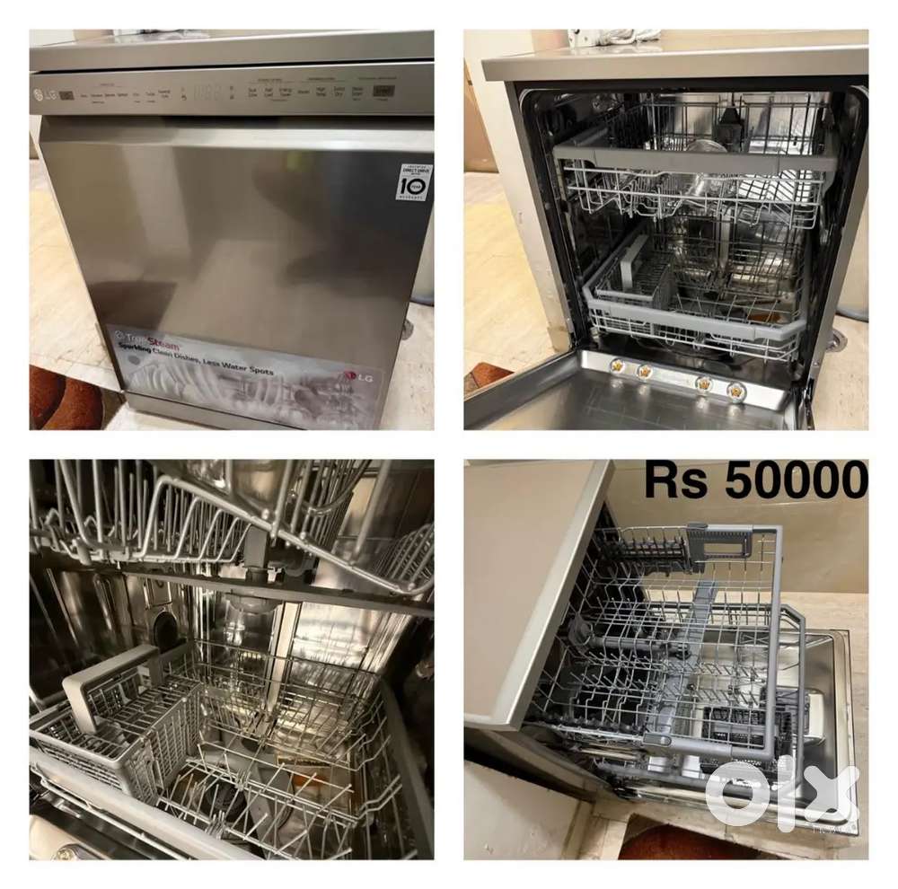 A brand new LG automatic dishwashing machine for immediate sale.