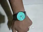 Timex tiffany blue dial watch for men