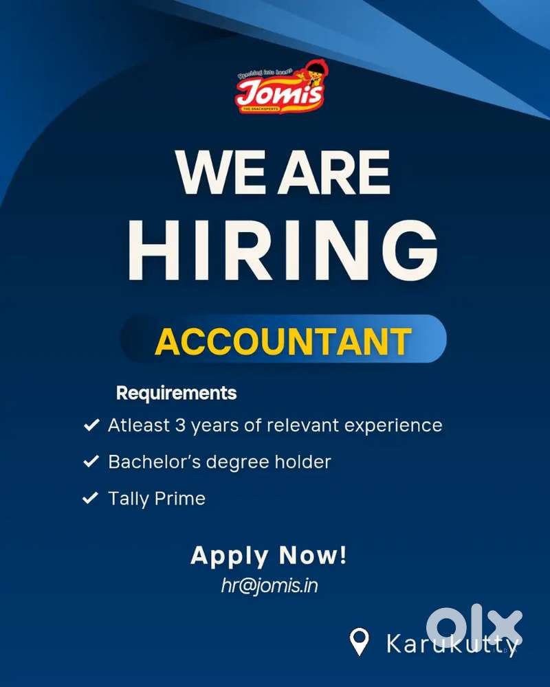 Accountant (Male Vacancy)