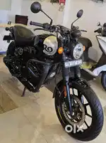 Royal Enfield Hunter 350 Rebel black,  2024 model, rebel black colour