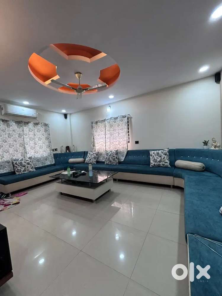 3bhk full furnish flat for rent covered campus society Lig vijay nagar