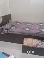 Bed with trolley