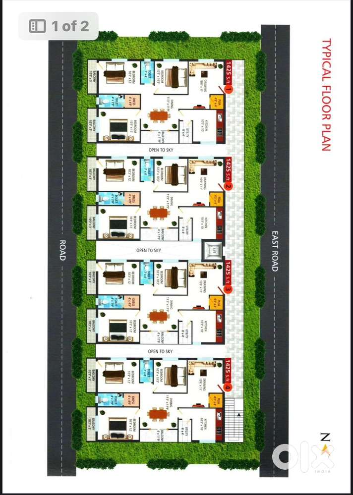 ready to move premium 3bhk flat for sale