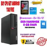 Gaming Cpu/500 GB/8GB Ram/5th Gen/2GB Graphic/Speaker/Win11/computer