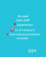Sales staff- kayamkulam