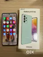 Samsung A73 5G 256GB Awesome Mint Color with Bill, Box & Company Cable