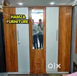 HAMZA FURNITURE New designer stylish look particle wood 5door Almari