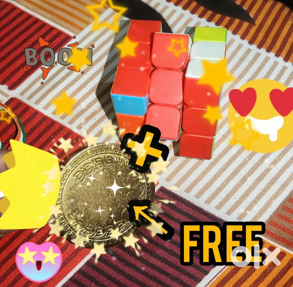 Rubik's cube + medal