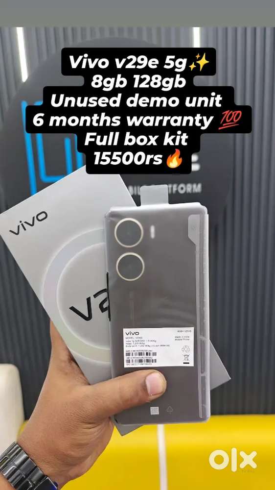 Vivo v29e 5g 8gb 128gb unused condition 6 months warranty lowest price