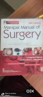 MANIPAL MANUAL OF SURGERY FIFTH EDITION