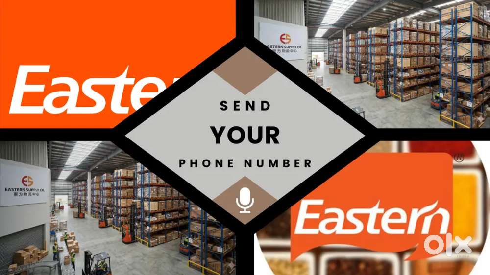 SSLC ABOVE EASTERN WAREHOUSE JOB  FREE FOOD ACCOMMODATION