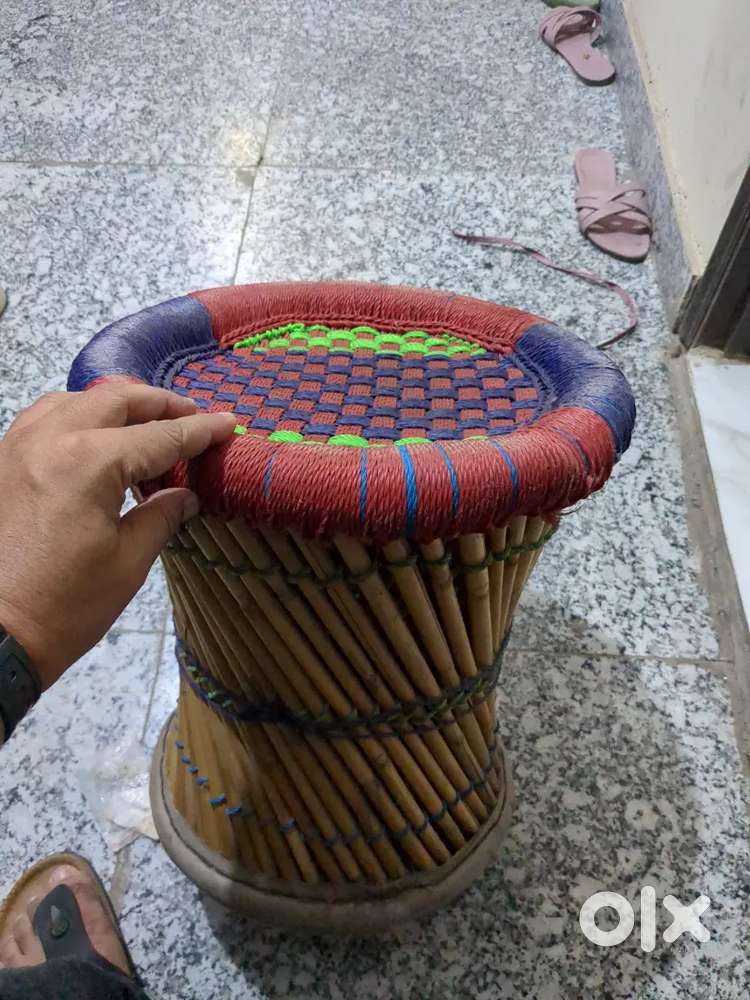 Bamboo mudda stool