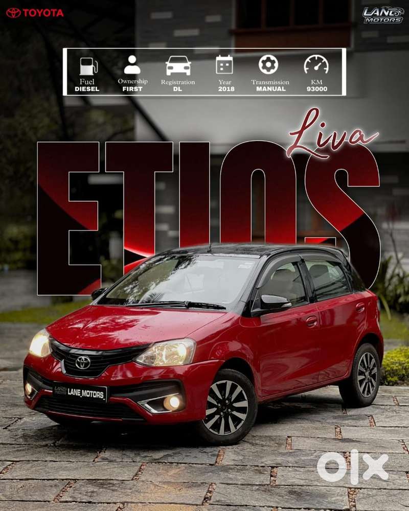 Toyota Etios Liva 2018 Diesel Well Maintained