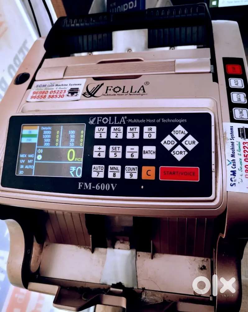 Multi Note Cash Counting Machine