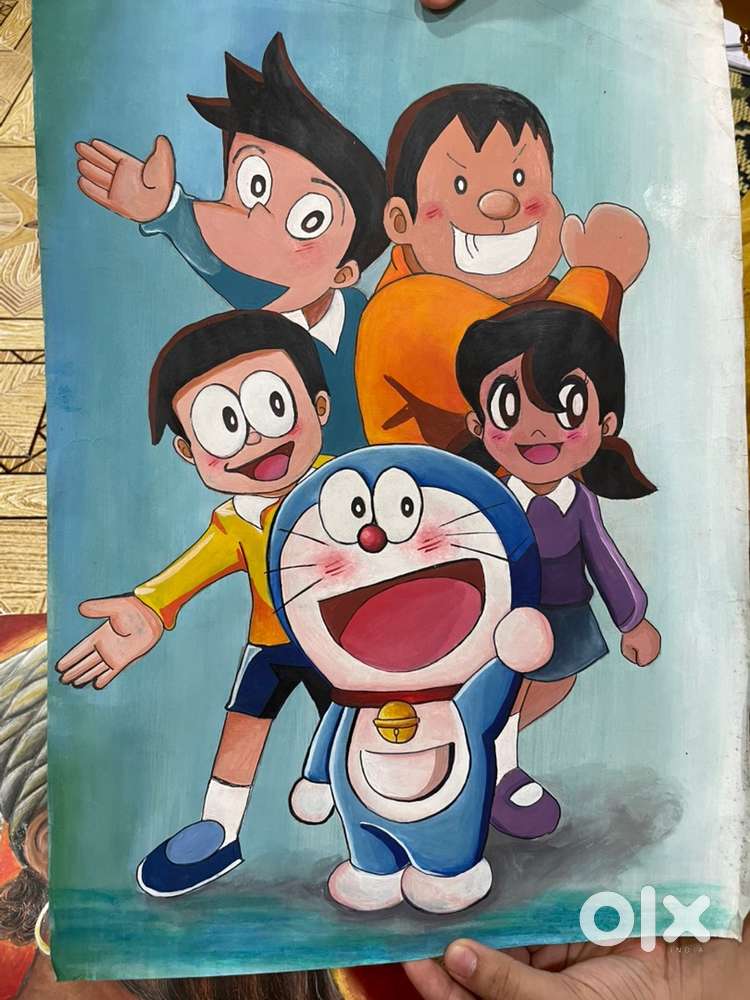 Doraemon painting