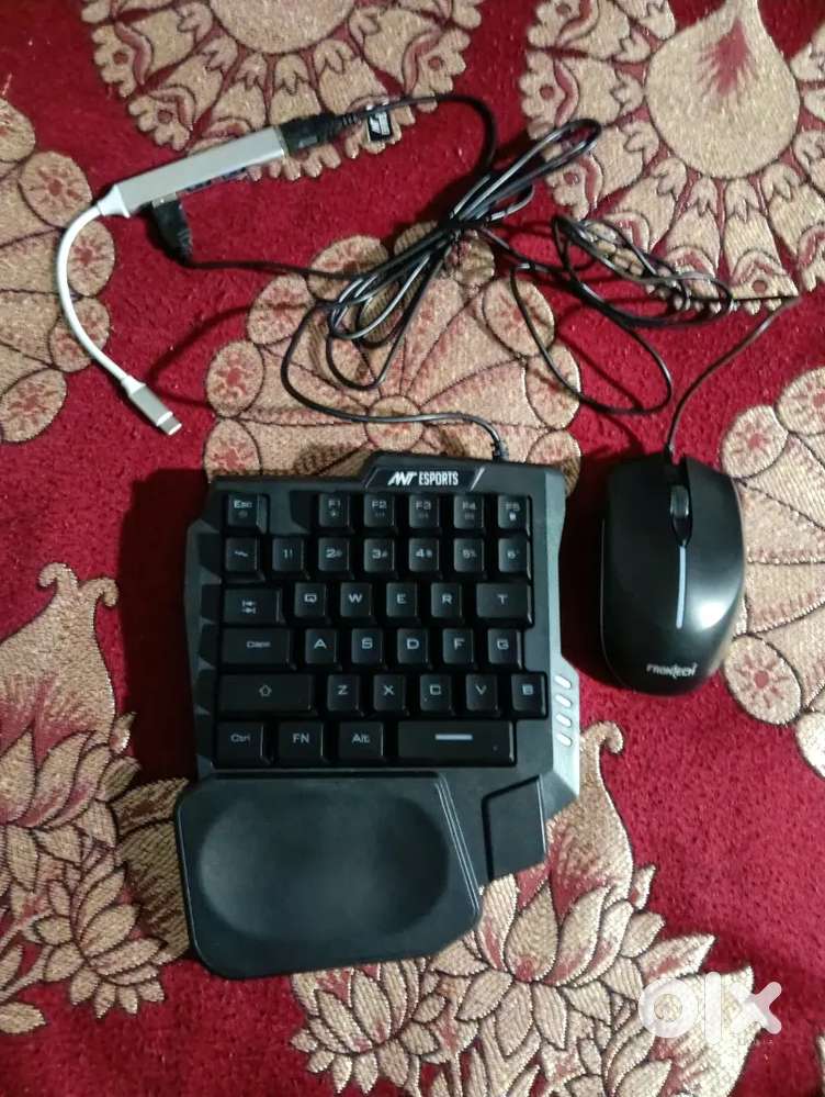 RGB gaming keyboard mouse and HDMI set