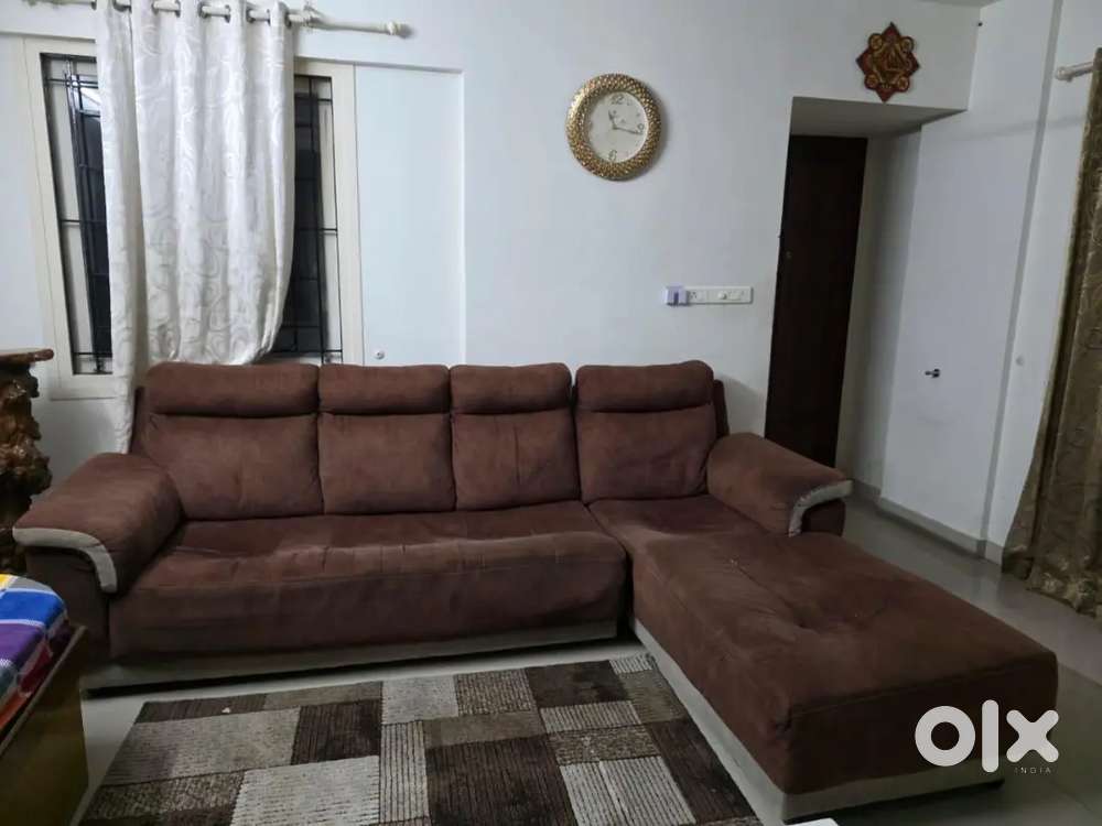 3 seater soft foam sofa with an additional launcher