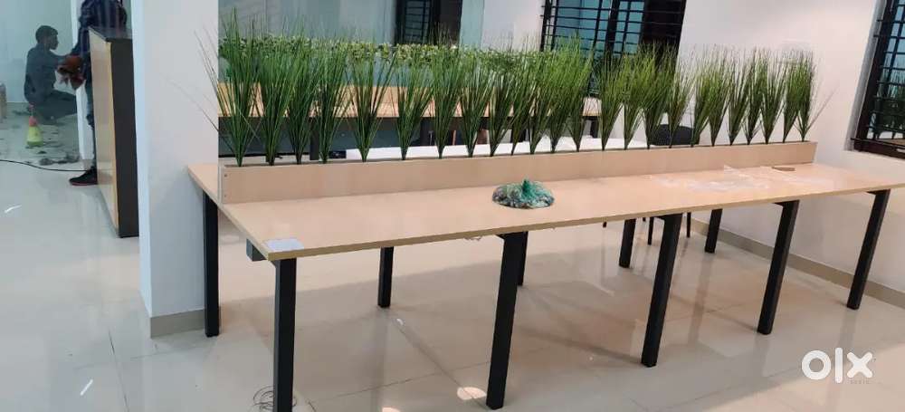 Workstation Desk  Office Partition Setup  Modular Office Furniture”