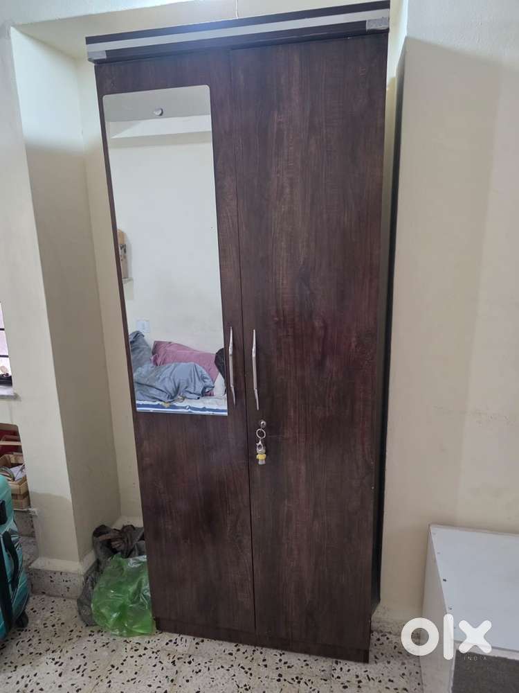Good condition -Single bed with storage and matress mirror wardrobe