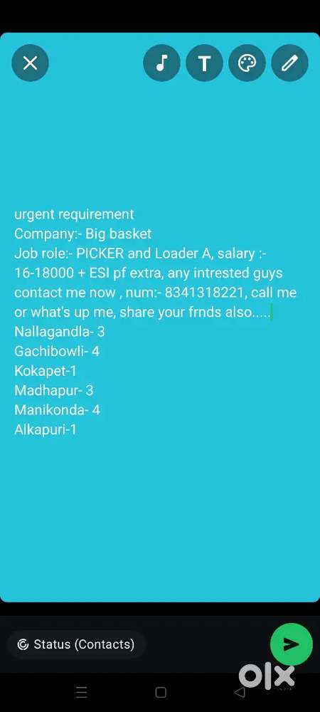 PICKER and Loader in manikonda