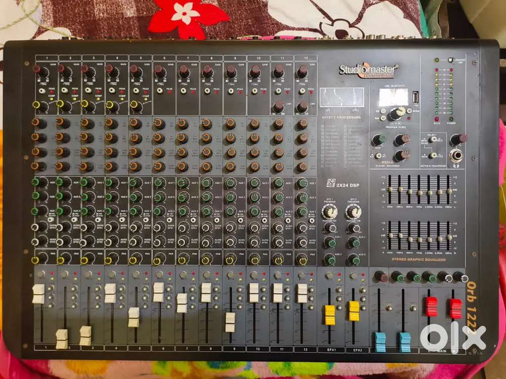 Studiomaster Orb 1222 (12-Channel) Mixer with USB/Bluetooth