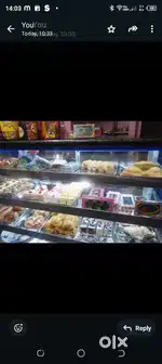 AC Counter for cakes chocolate