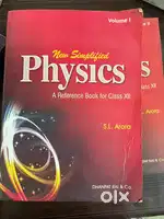 SL Arora Physics reference book vol 1 & vol 2