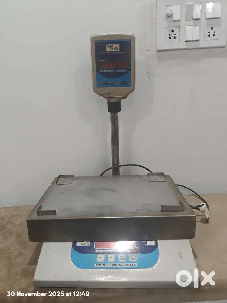 Table top weighing machine