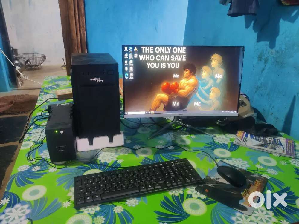 Curved Monitor PC With UPS With UPS Power Supply  Urgent sell