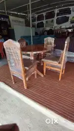 MDF 4 CHAIRS DINNER SET CUSTOMISE IN STARF FURNITURE