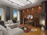 400sq semi furnished west facing house in BRS nagar