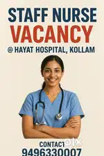 Staff Nurse Vacancy available for Anm/Gnm/Bsc