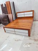 QUEEN SIZE BOX STORAGE BED IN FACTROY PRICE
